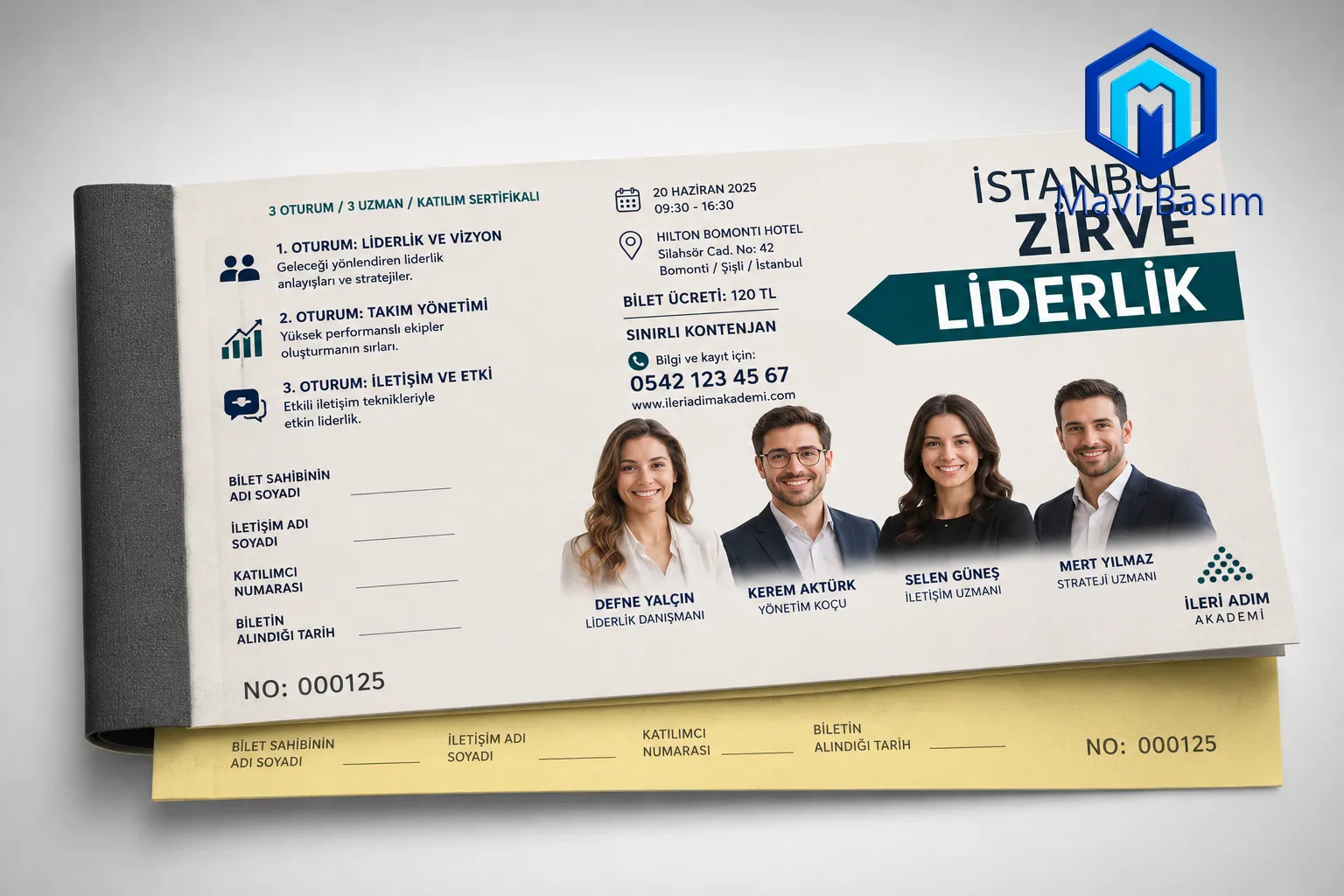 Konser giriş bileti koçanı