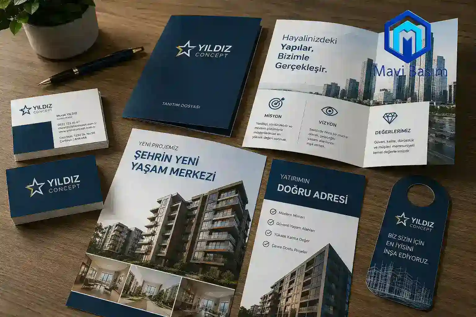 Baskılı Ürünlerle Pazarlama: Markanızı Büyüten Etkili Matbaa Ürünleri - Mavi Basım Matbaa Rehberi