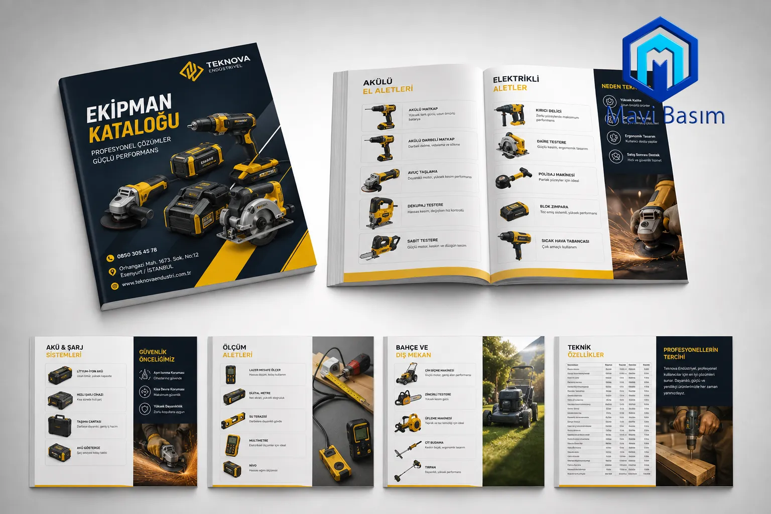 Heidelberg 4 Renk Ofset Katalog Baskı Parkuru