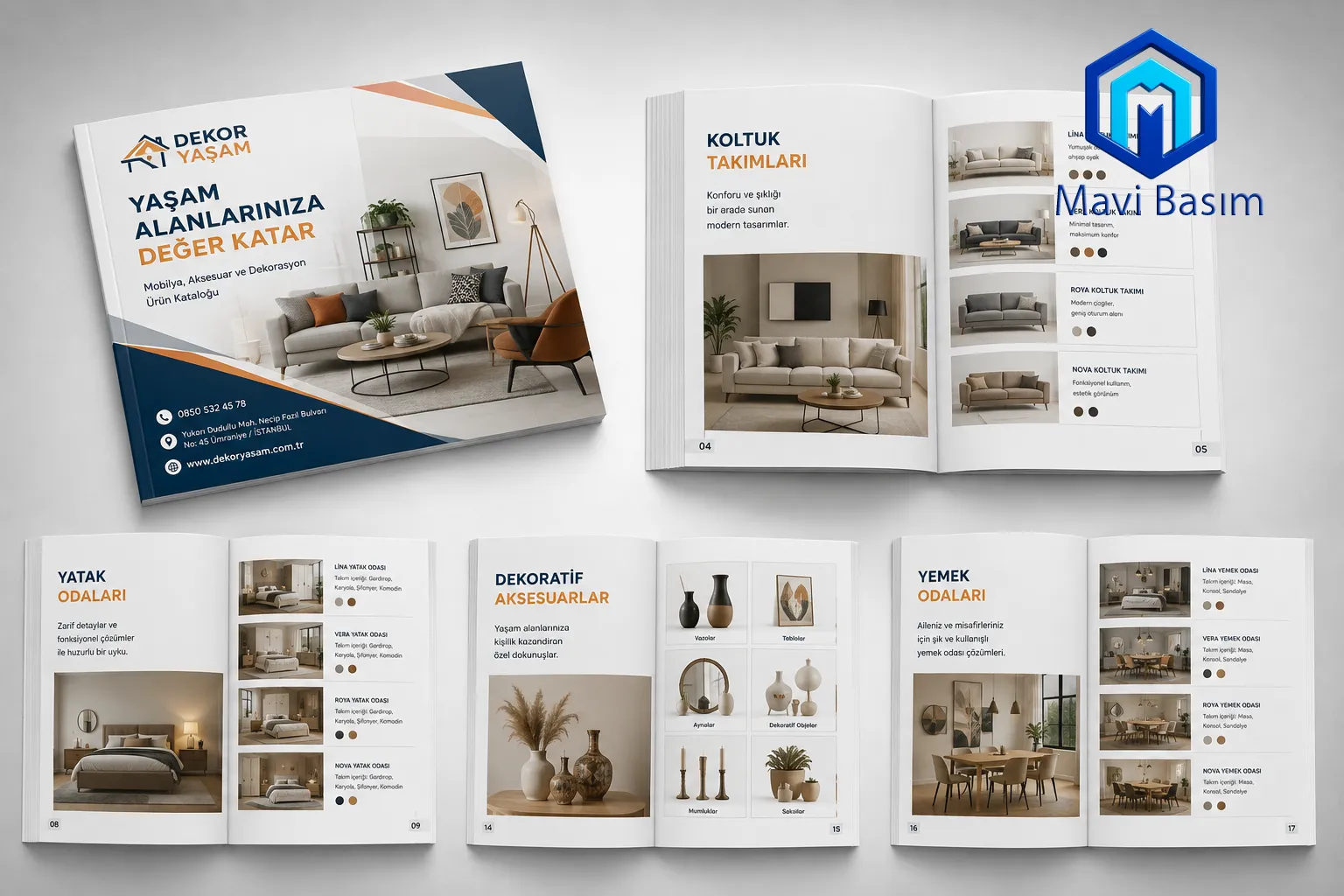 Katalog Baskı A4 16 Sayfa + Kapak