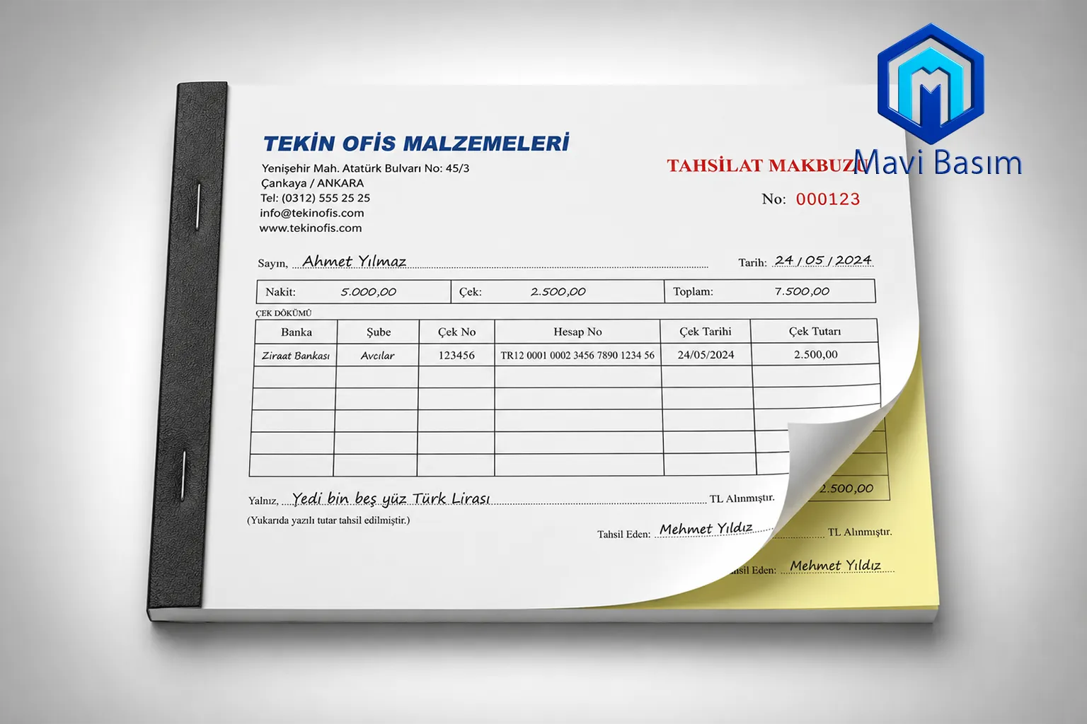 Tahsilat makbuzu koçanı